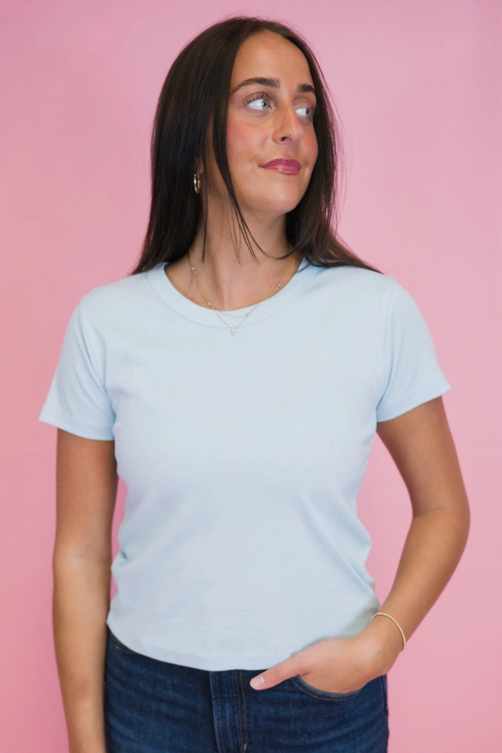 Lane Seven Womens Baby Tee
