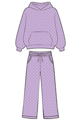 Lavender Polka Dot