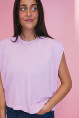 American Apparel Garment-Dyed Women's Heavyweight Muscle Tee