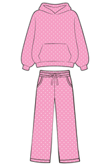 Lt Pink Polka Dot