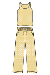 Lt Yellow Polka Dot