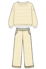 Lt Yellow Striped