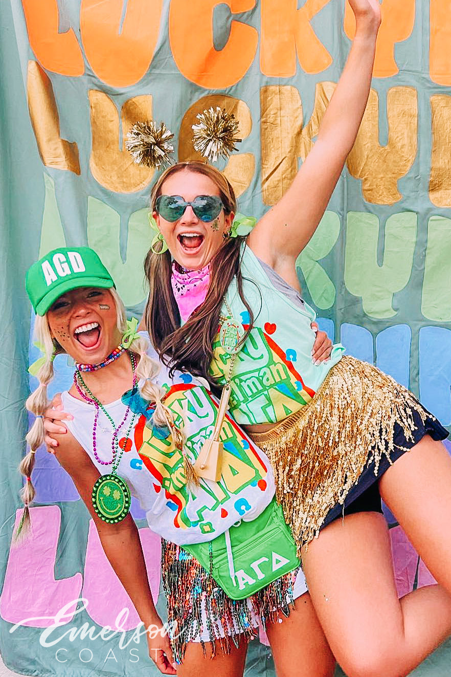 Alpha Gamma Delta Lucky Me Bid Day