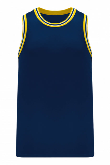 Navy/Maize/White
