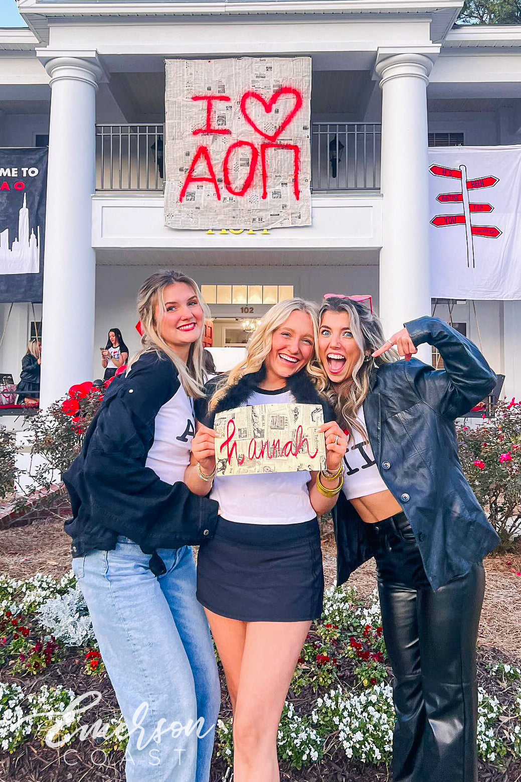 Alpha O I Love New York Bid Day Baby Tee