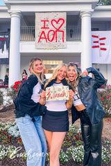 Alpha O I Love New York Bid Day Baby Tee