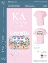EC-02741 REP Kappa Delta East Carolina University Bid Day PR 2026-PR - No Pocket Tee