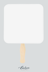 Sorority Square Paper Hand Fan