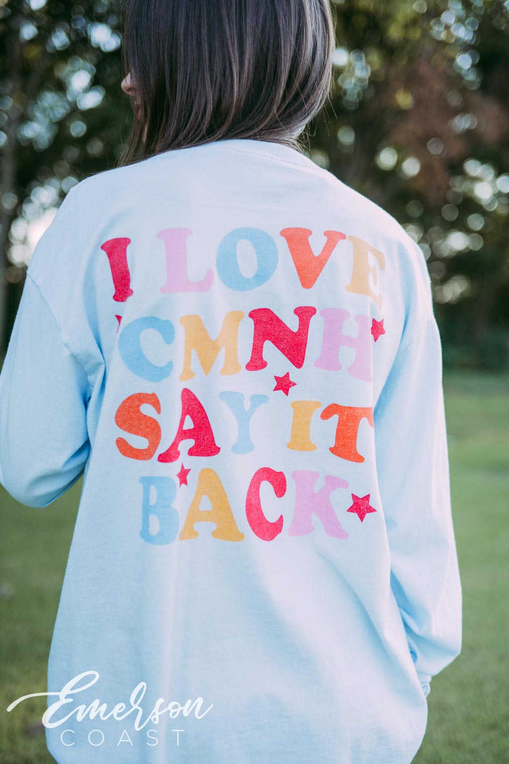 Phi Mu I Love CMNH Say It Back Long Sleeve