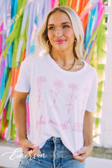 Phi Mu Carnation Boxy Tee