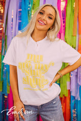 Phi Mu Homecoming Mu Are My Sunshine Notch Tee