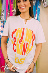Phi Mu Loves CMNH Notch Tee