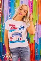 Phi Mu Philanthropy Miracle Week Retro Car Tee