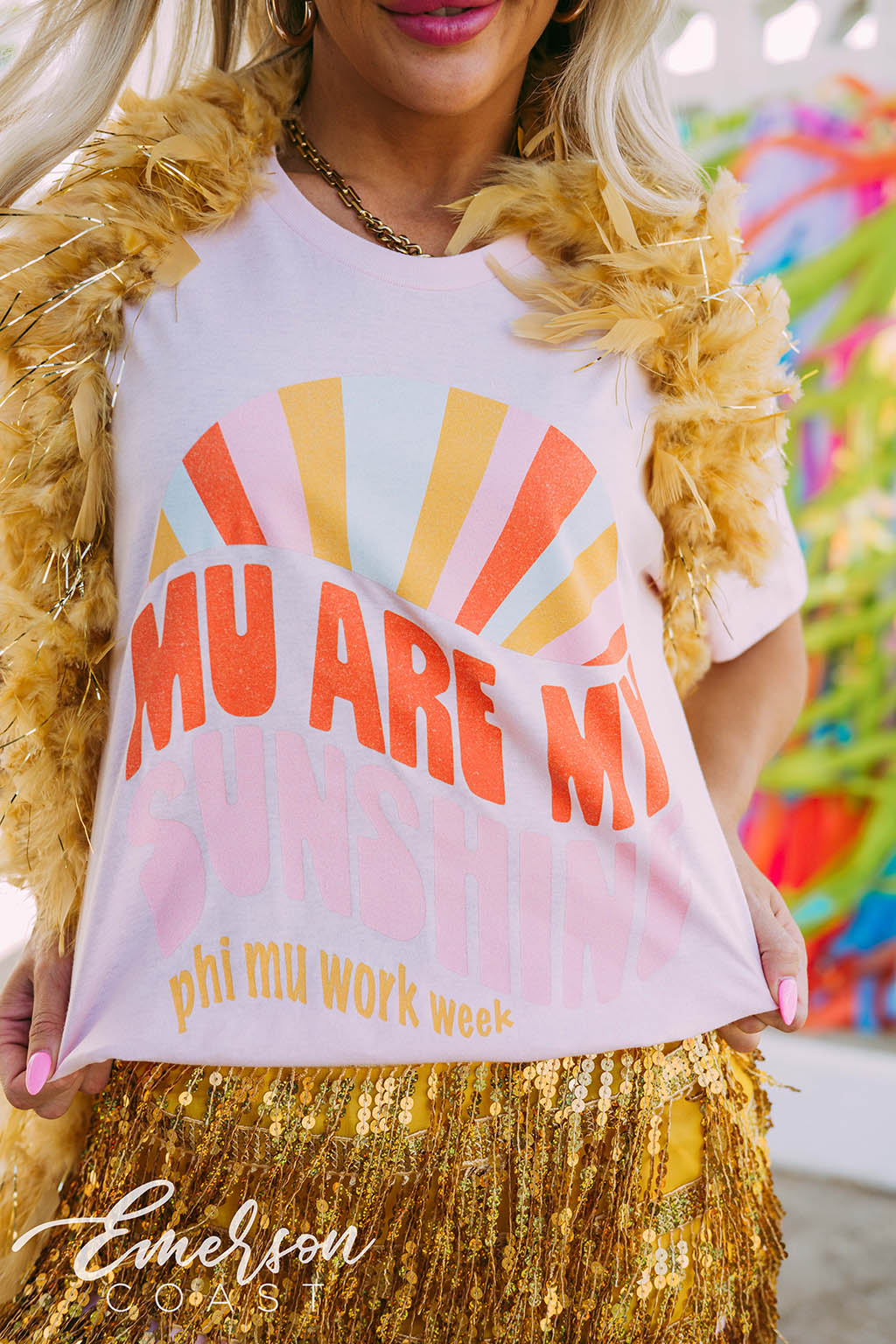 Phi Mu Mu Are My Sunshine Tshirt