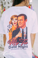 Phi Mu My Tie Date Night Pocket Tee