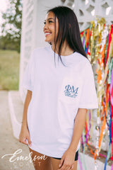 Phi Mu My Tie Date Night Pocket Tee