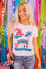 Phi Mu Philanthropy Miracle Week Retro Car Tee