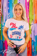 Phi Mu Philanthropy Miracle Week Retro Car Tee
