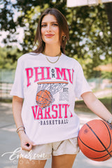 Phi Mu Varsity Basketball Tshirt