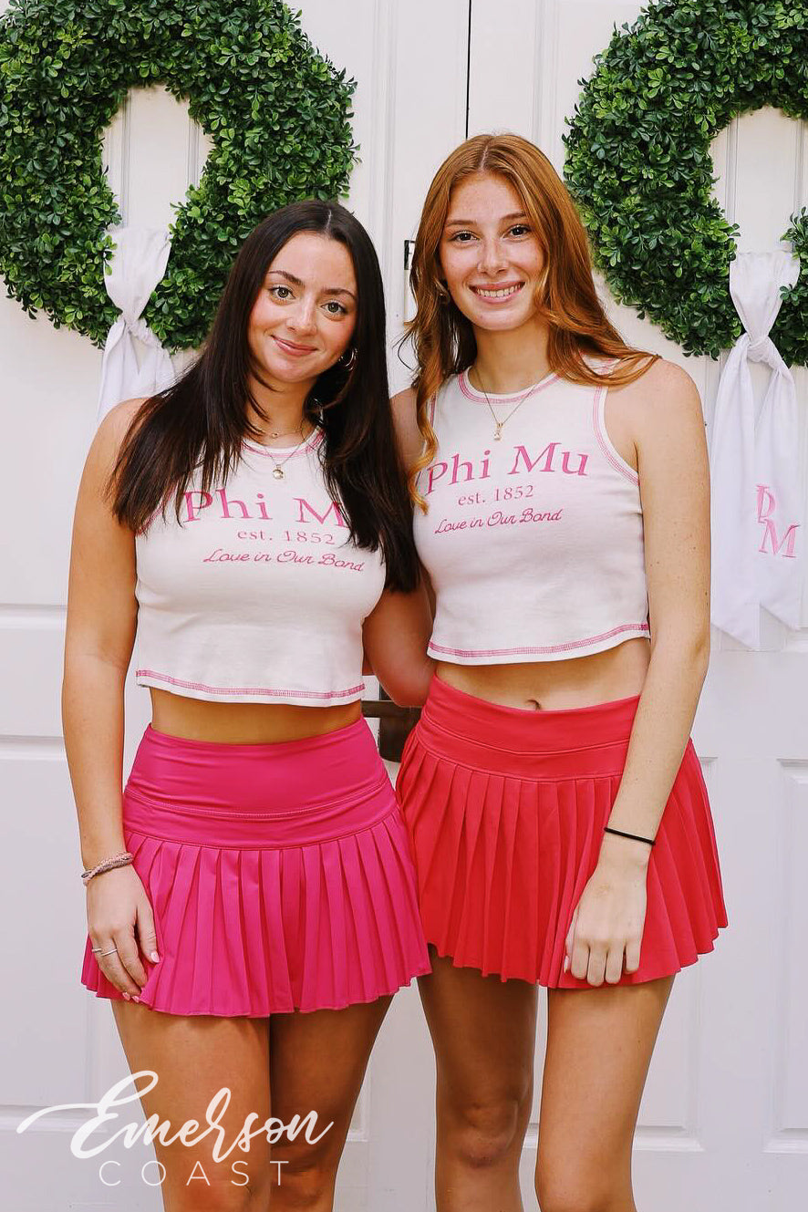 Phi Mu University of South Carolina Love Is In Our Bond Chaney Tank
