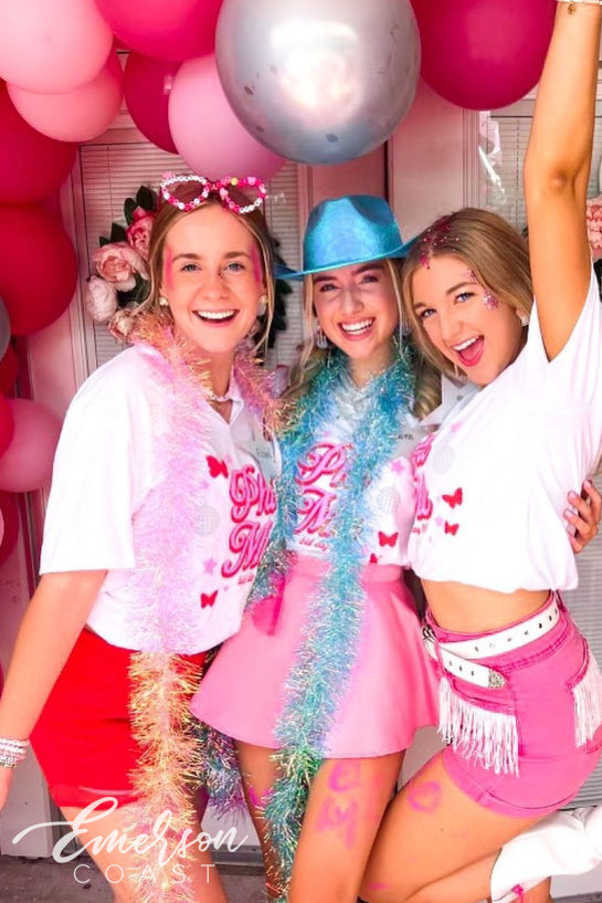 Phi Mu You Give Us Butterflies Bid Day Notch Tee