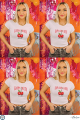 Cherry Bomb Bid Day Baby Tee