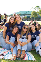 Phi Mu The Legends Tour Baby Tee