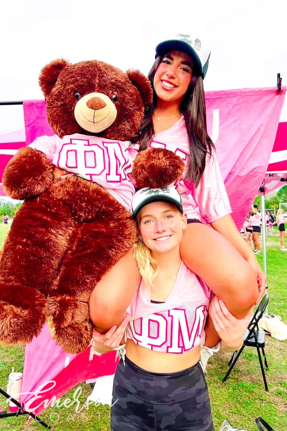 Phi Mu Pink Philanthropy Mesh Jersey