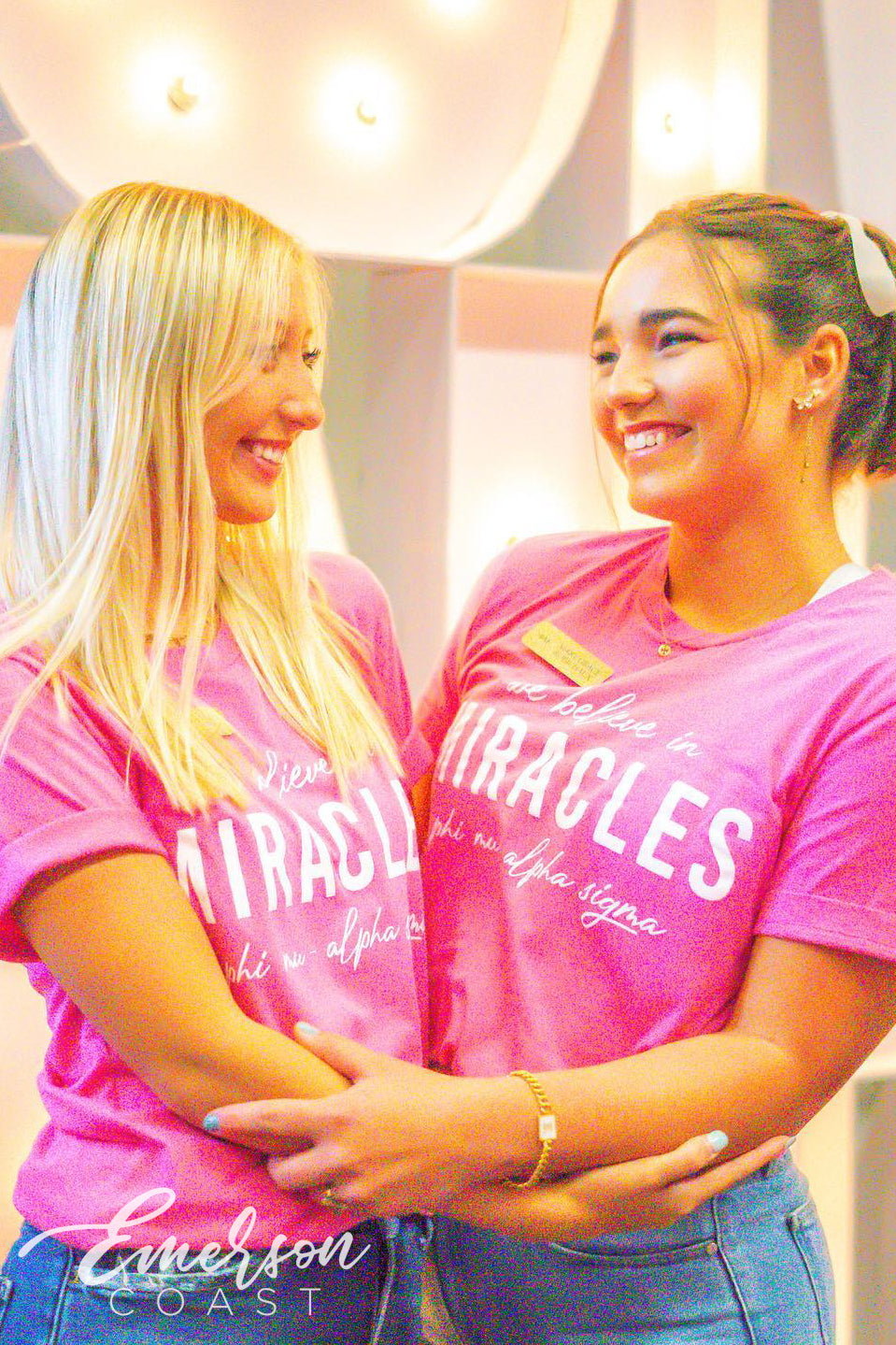 Phi Mu We Believe in Miracles Tshirt