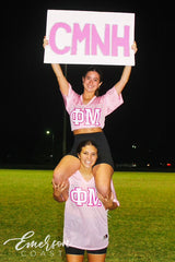 Phi Mu Pink Philanthropy Mesh Jersey