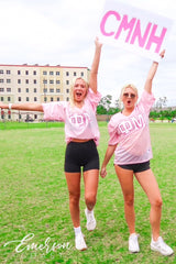 Phi Mu Pink Philanthropy Mesh Jersey
