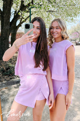 Phi Mu Work Week Lilac Varsity Skort Set