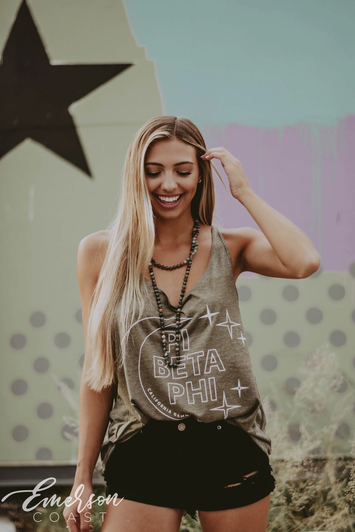 Pi Phi Moon and Stars Recruitment Tank