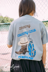 Pi Phi Country v Country Club Tshirt
