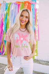 Pi Phi Flower Tee