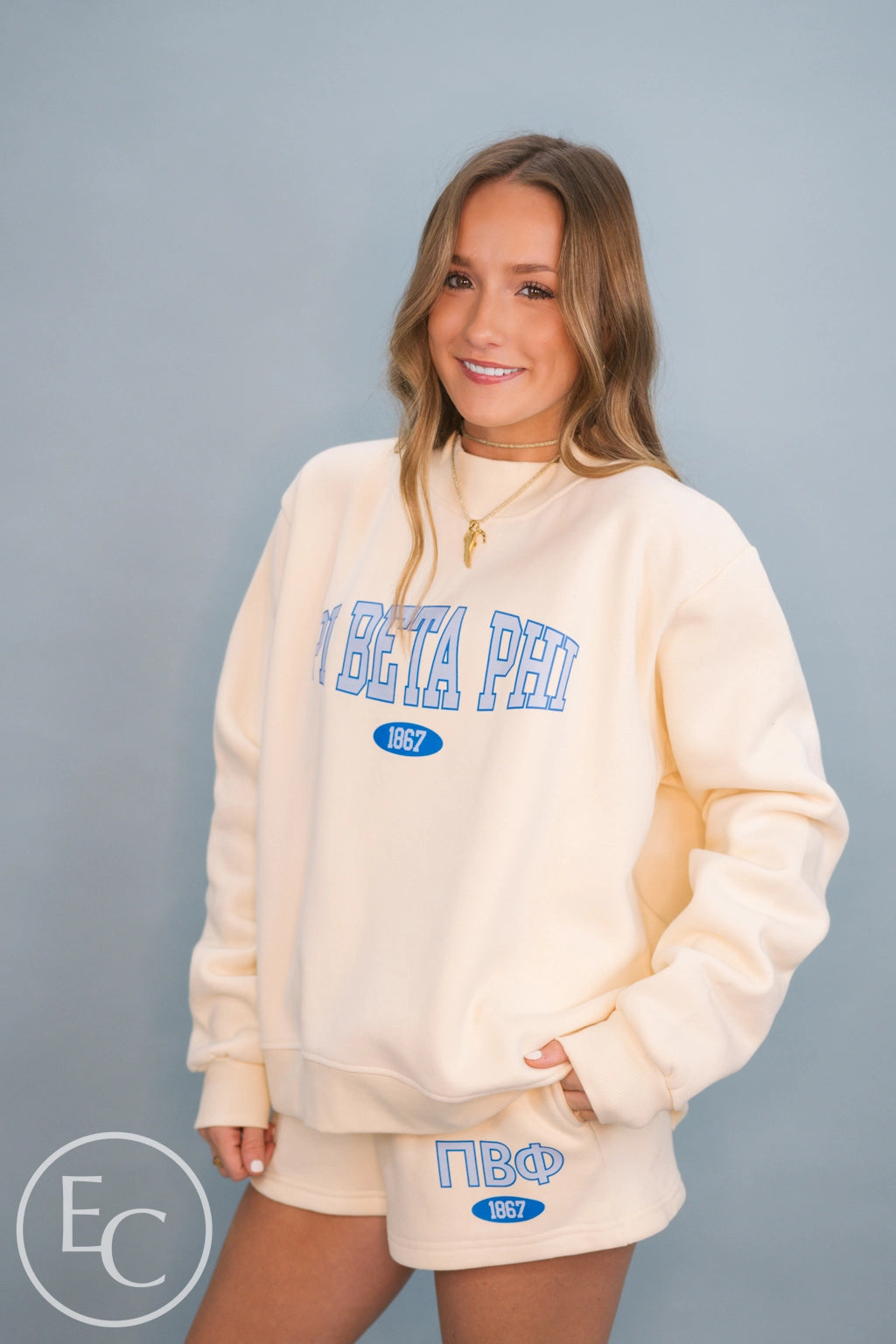 Pi Beta Phi Heritage Cream Set