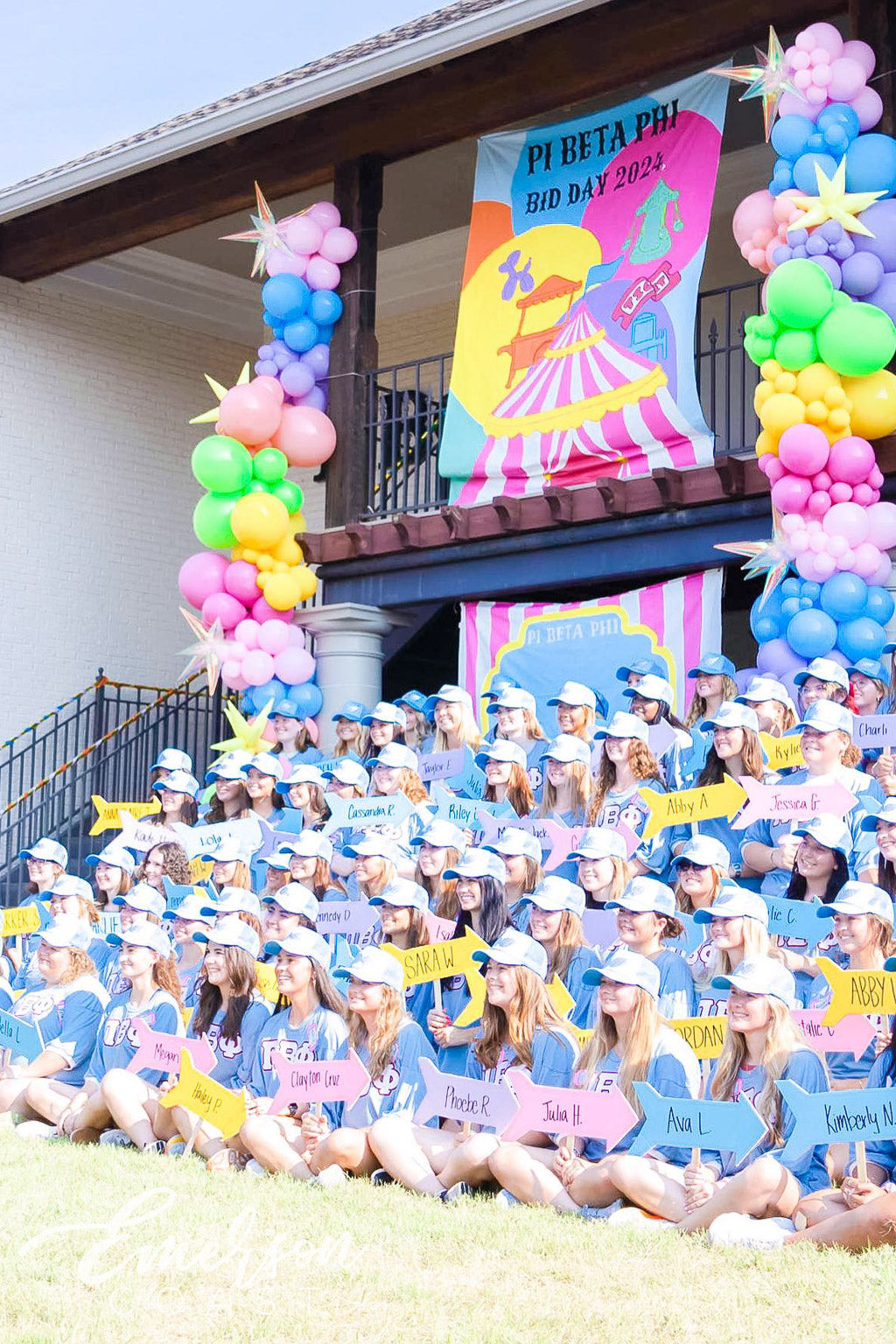 Pi Beta Phi Mississippi State University Light Blue Bid Day Jersey