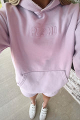 Pi Phi Embossed Lilac Hoodie and Shorts Set