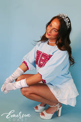 Pi Phi Polka Dot Greek Letter Jersey