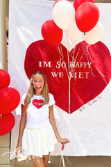 Pi Beta Phi Im So Happy We Met Bid Day Baby Tee