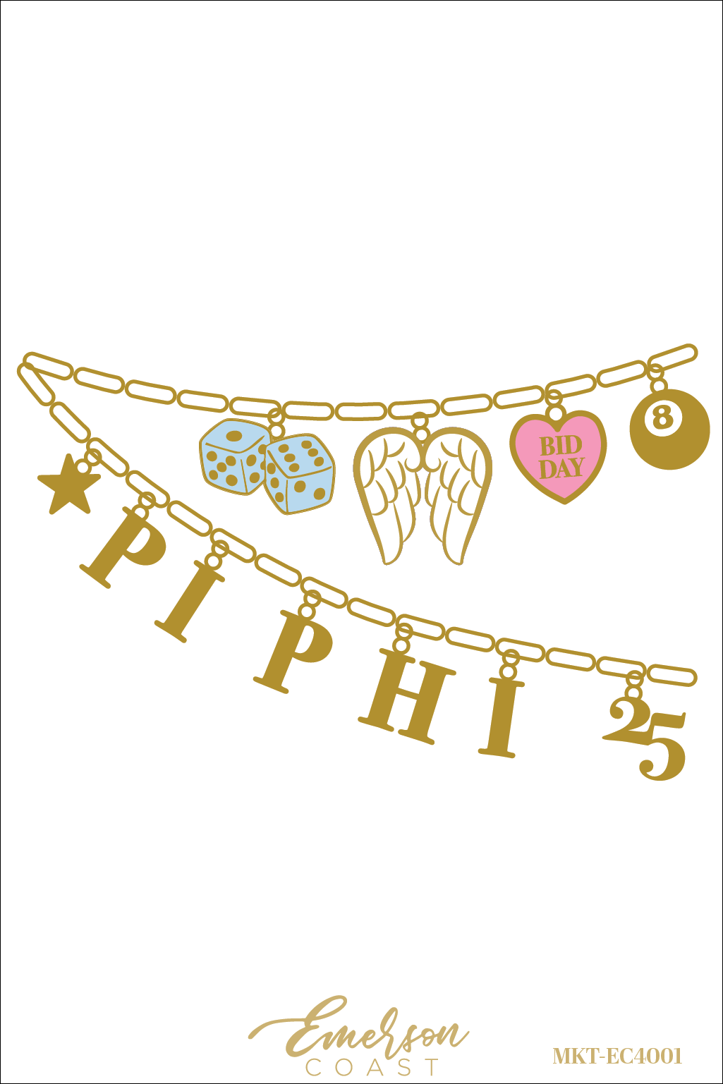 Pi Phi Is My Lucky Charm Bid Day Tshirt
