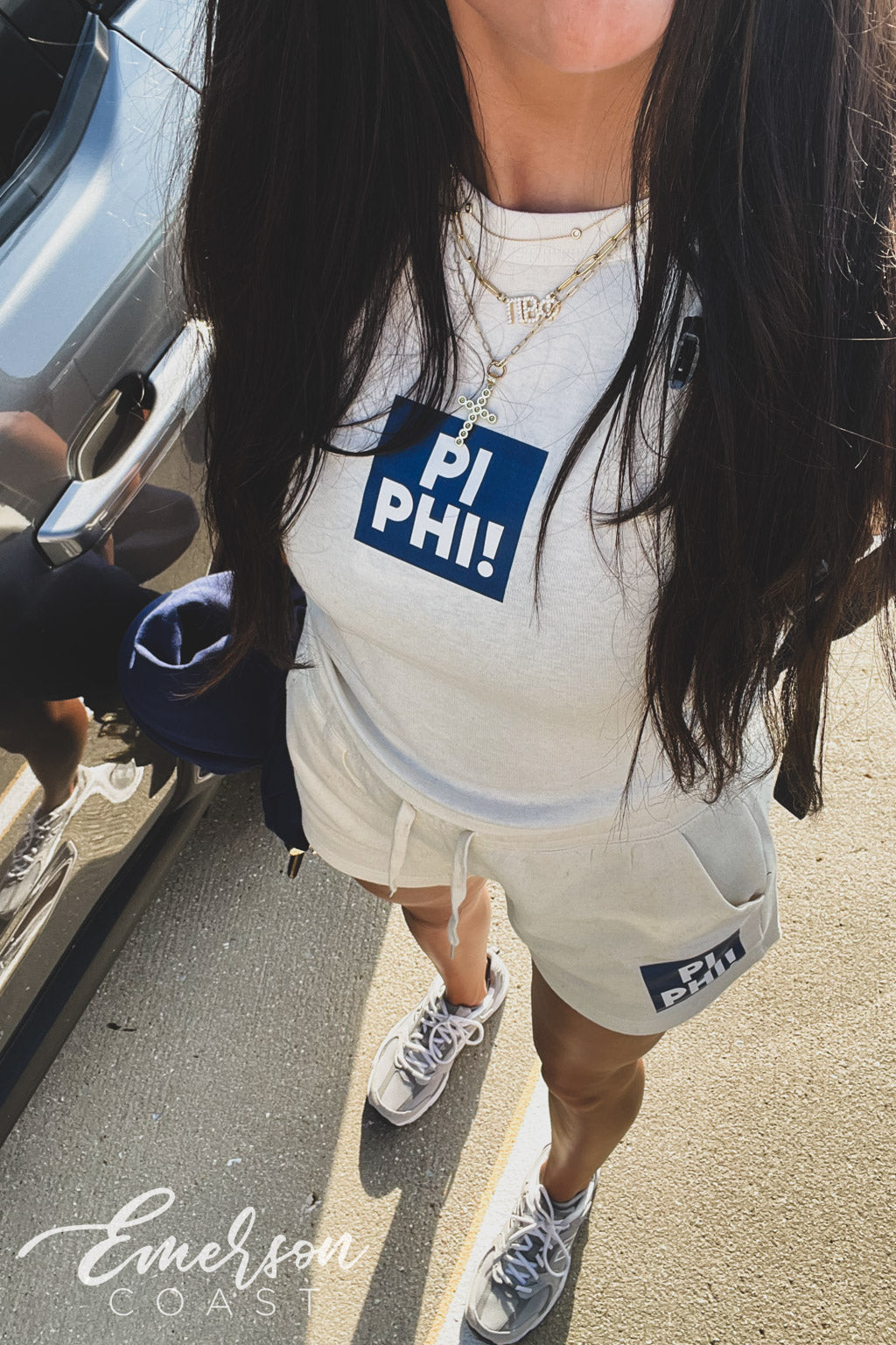 Pi Beta Phi Patch Tank & Shorts Set