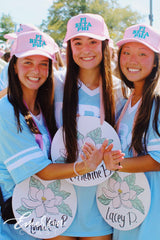Pi Beta Phi Light Blue Stitched Letters Jersey