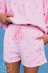 Gamma Phi Pink Polka Dot Patch Set