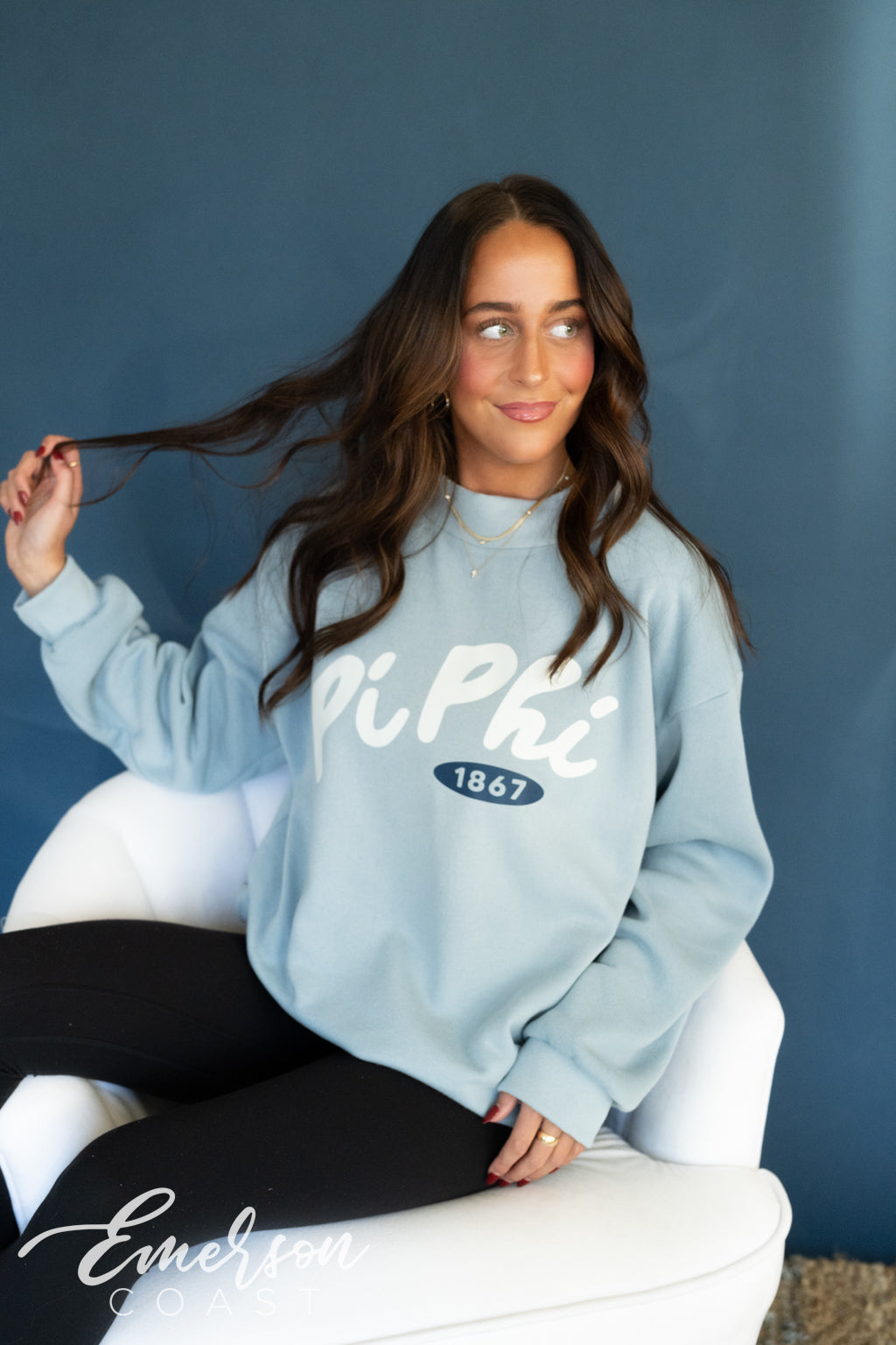 Pi Phi Aspen Mock Neck Sweatshirt