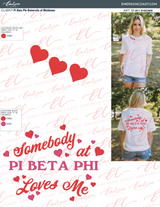 Pi Beta Phi Somebody Loves Me Tee