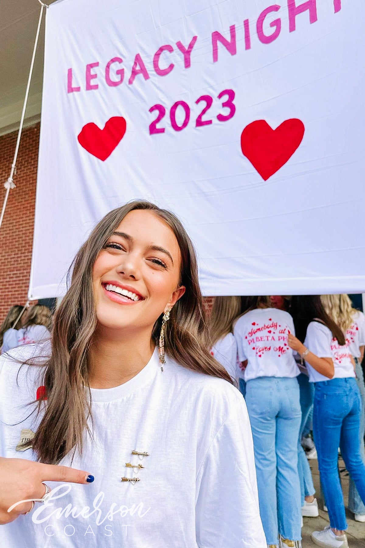 Pi Beta Phi Somebody Loves Me Tee