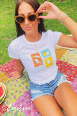 Pi Beta Phi Italian Summer Coast Bid Day Tee