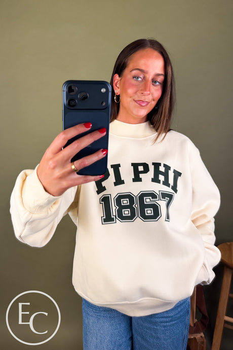 Evergreen Varsity Mockneck