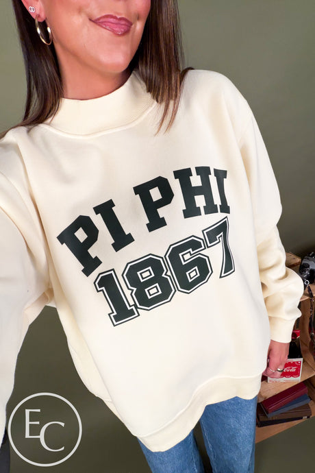 Evergreen Varsity Mockneck
